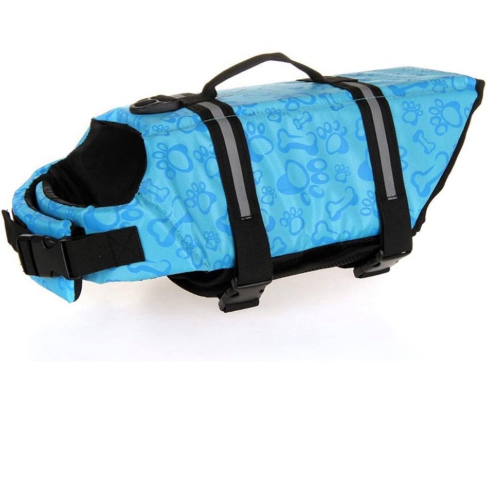 🦋HAOCOO Dog Life Jacket Vest, with Reflective Stripes/Adjustable Belt, NWOT